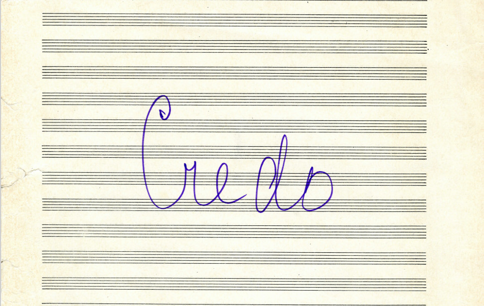 “Credo” and white keys music – Arvo Pärt Centre